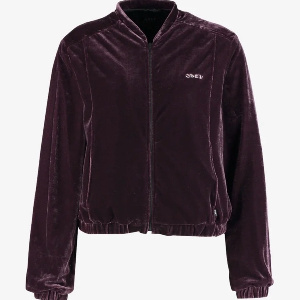 OBEY Sabre Velvet Bomber Jacket - Picture 2 of 12